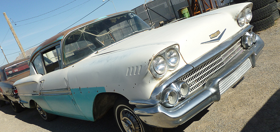 "A classic 2-door 1958 Biscayne with a great patina."