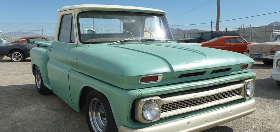 "A popular 1966 stepside shortbed."